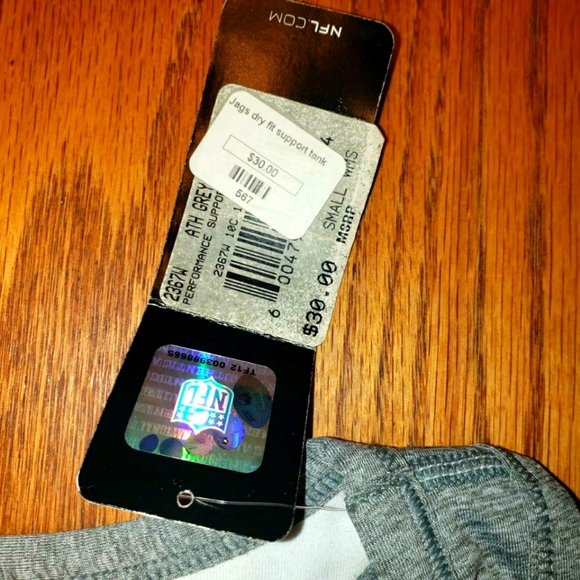 Jacksonville Jaguars Football NFL Athletic Tank Top - Picture 5 of 5